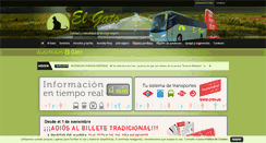 Desktop Screenshot of elgatobus.es