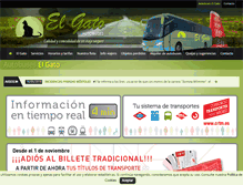 Tablet Screenshot of elgatobus.es